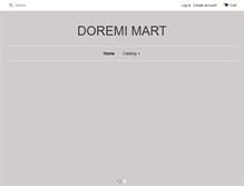 Tablet Screenshot of doremimart.com